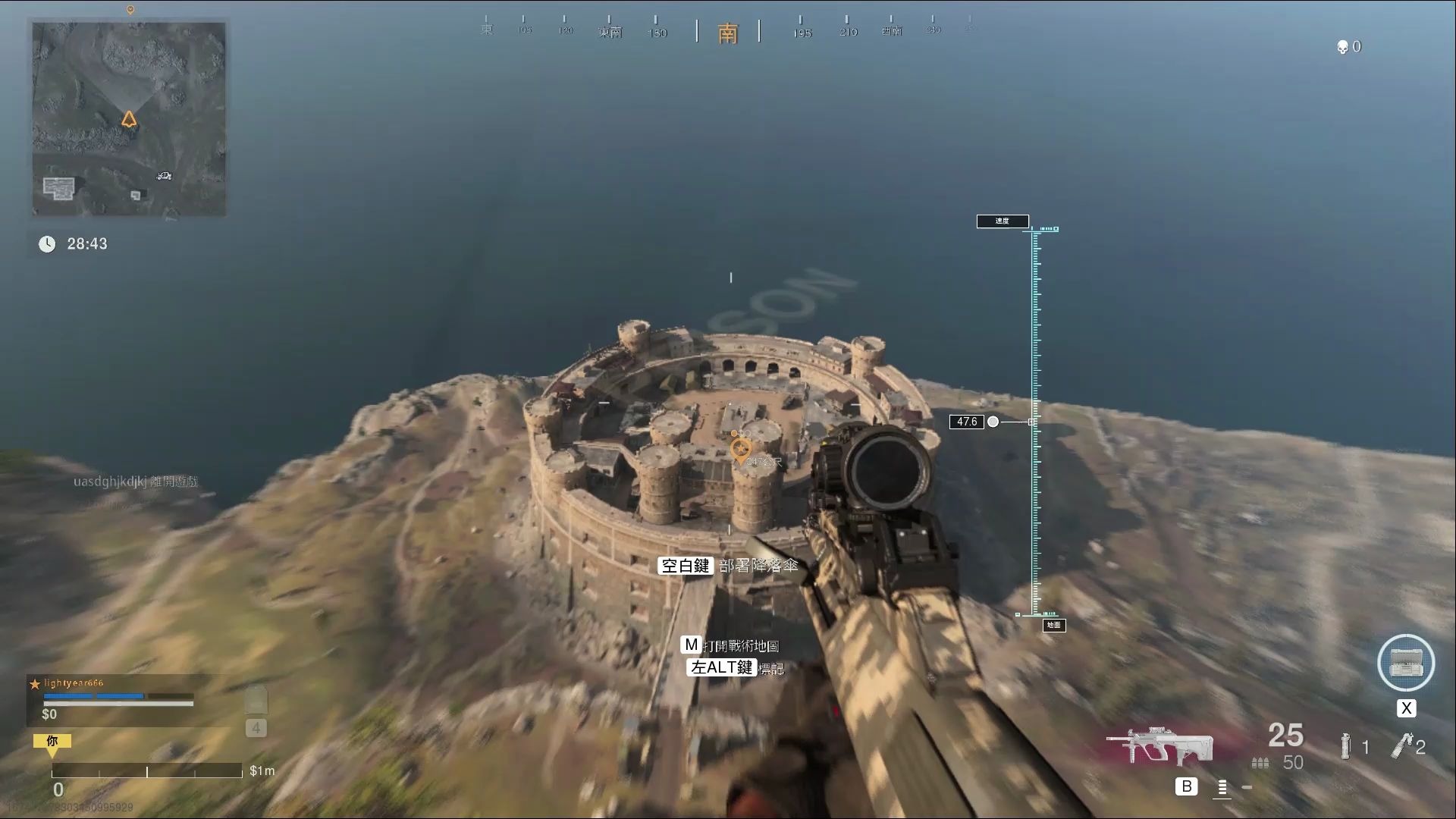 【使命召唤:战区】---走一遍探秘古拉格监狱古堡,物资肥的流油而且没