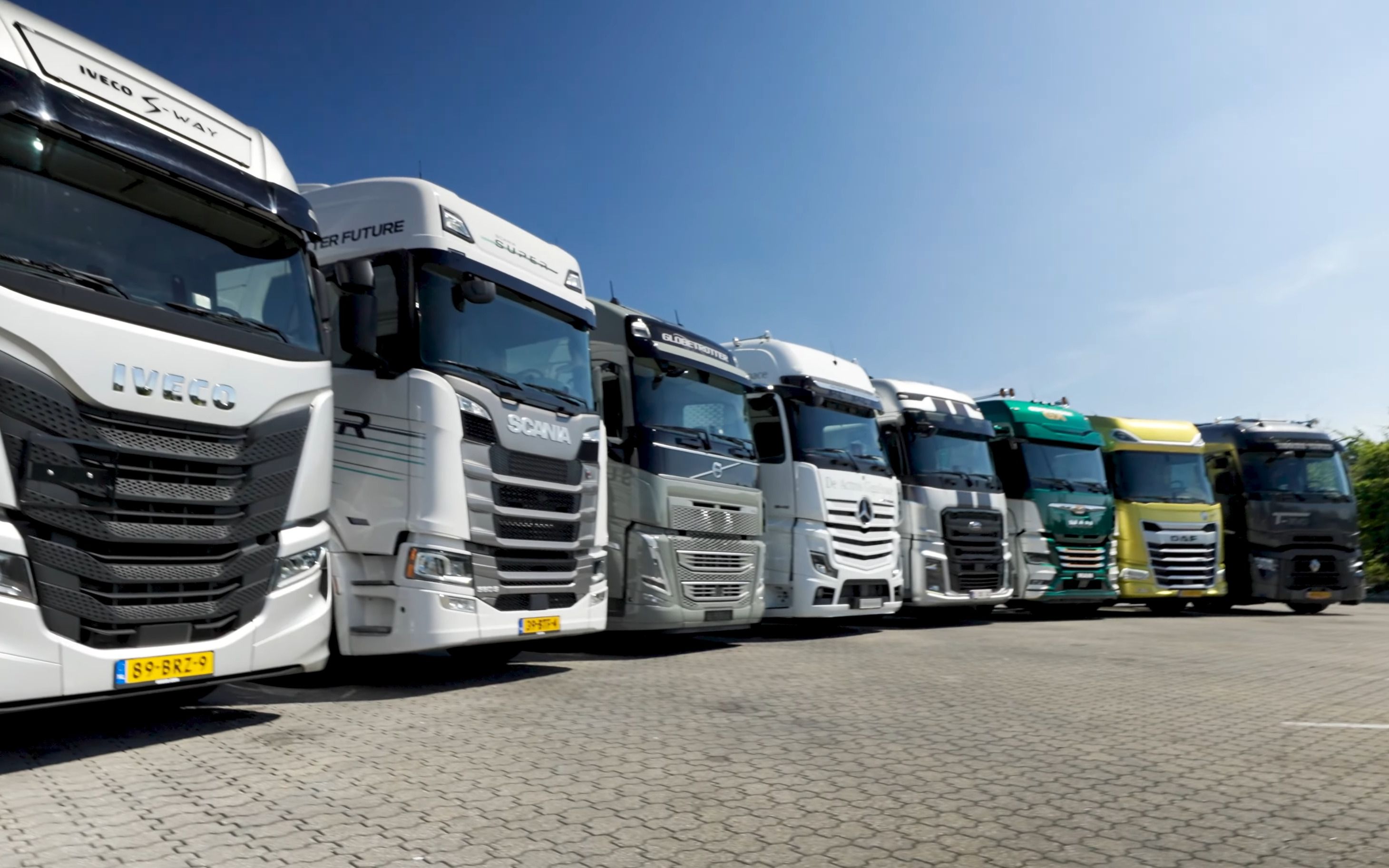 8个品牌欧洲卡车2022版展示介绍4k