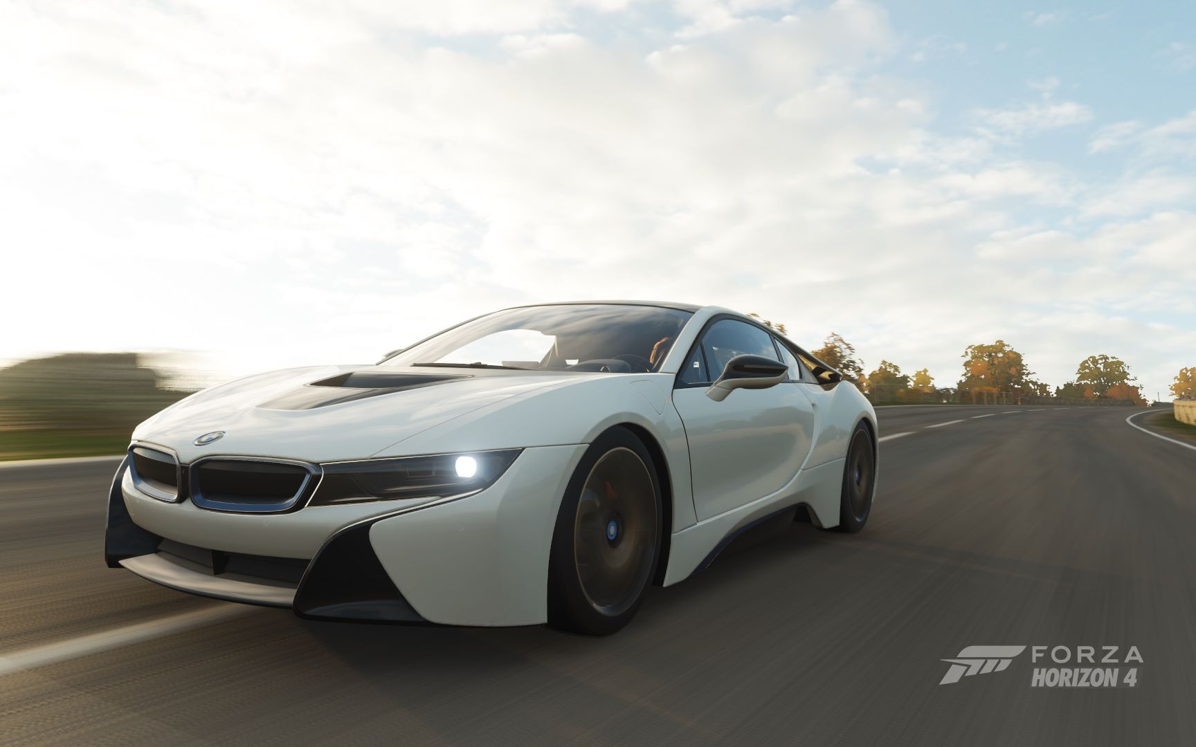 地平线4宝马i8v10双涡轮高速430kmh狂飙