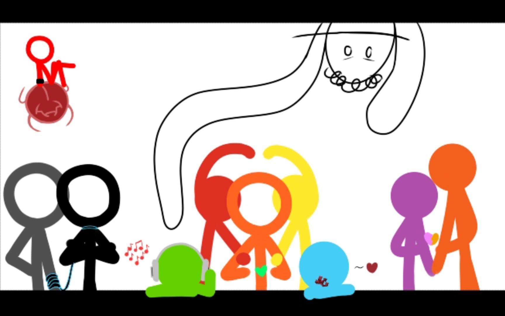 【alanbecker火柴人】给各位送爱心喽