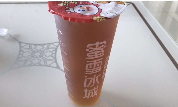 蜜雪冰城新品东方乌龙茶!大杯纯茶!
