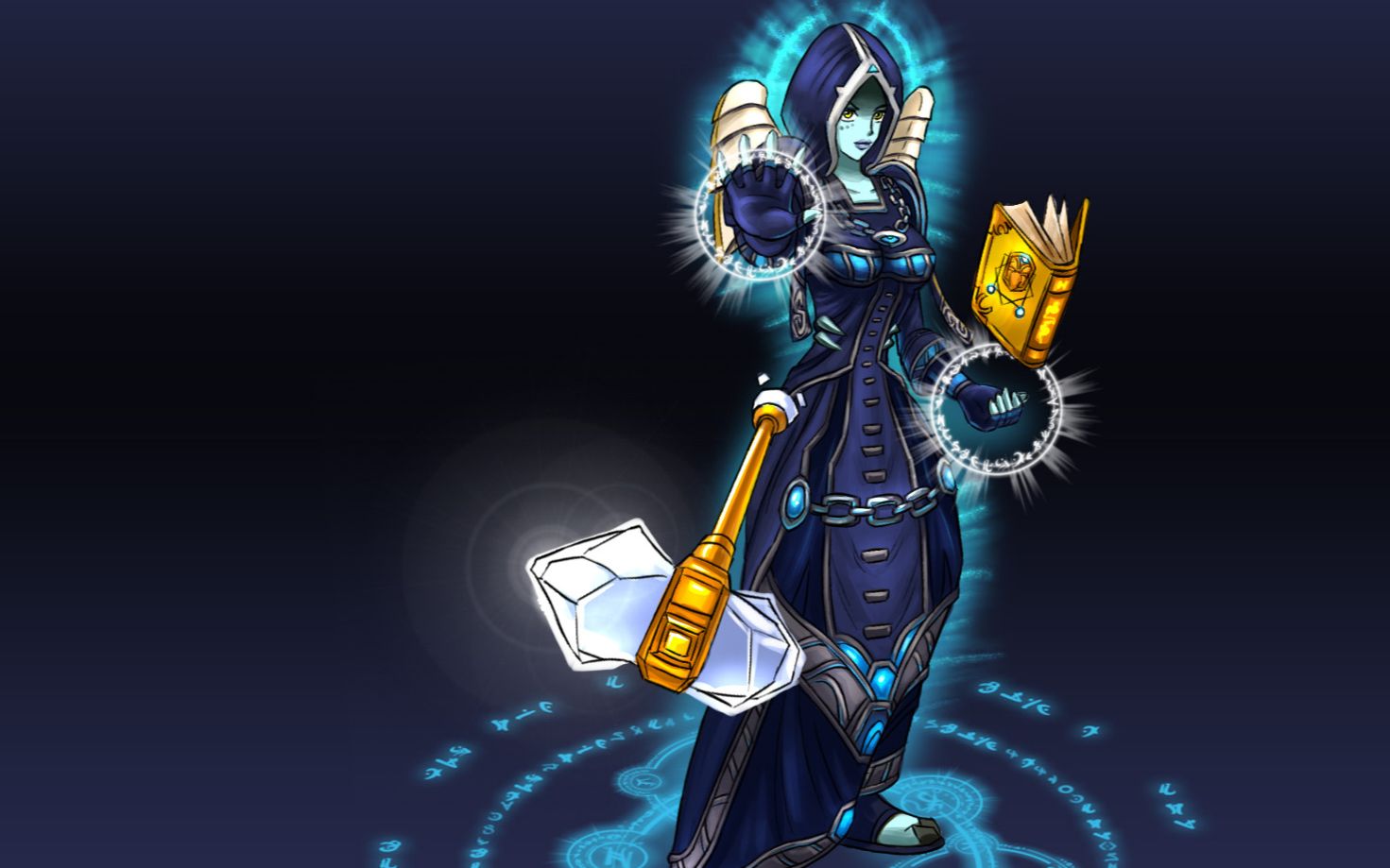 魔兽世界怀旧服暗牧的石楠单刷黑暗顾问坠