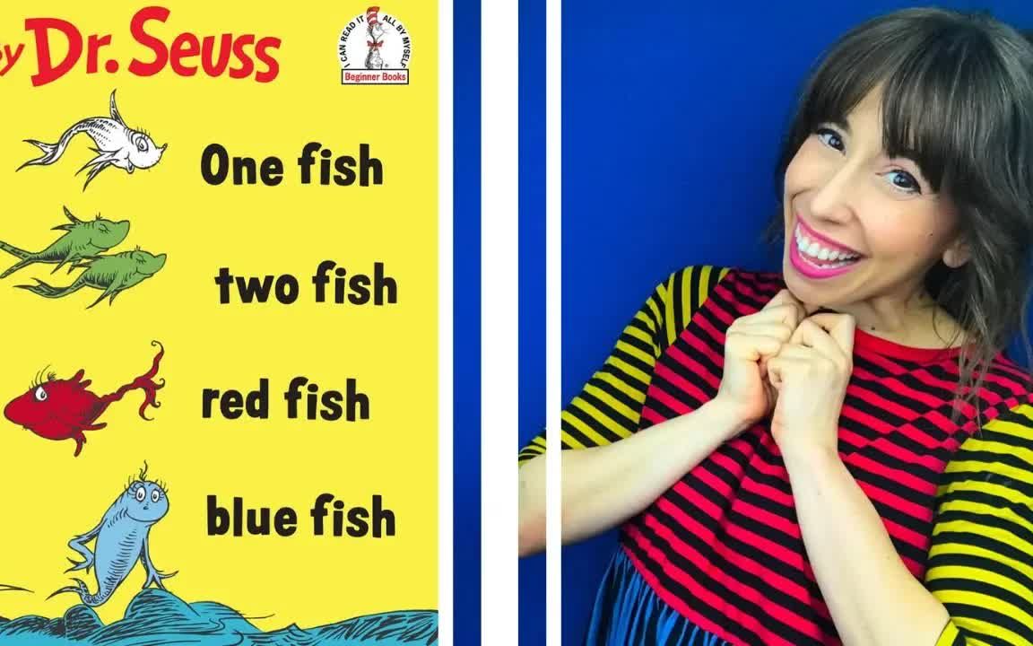 [图]《One Fish Two Fish Red Fish Blue Fish》（幼儿英语绘本故事）