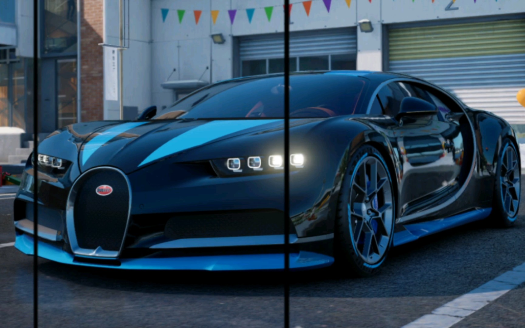 【巅峰极速涂装】布加迪chrion·supersport300plus黑蓝