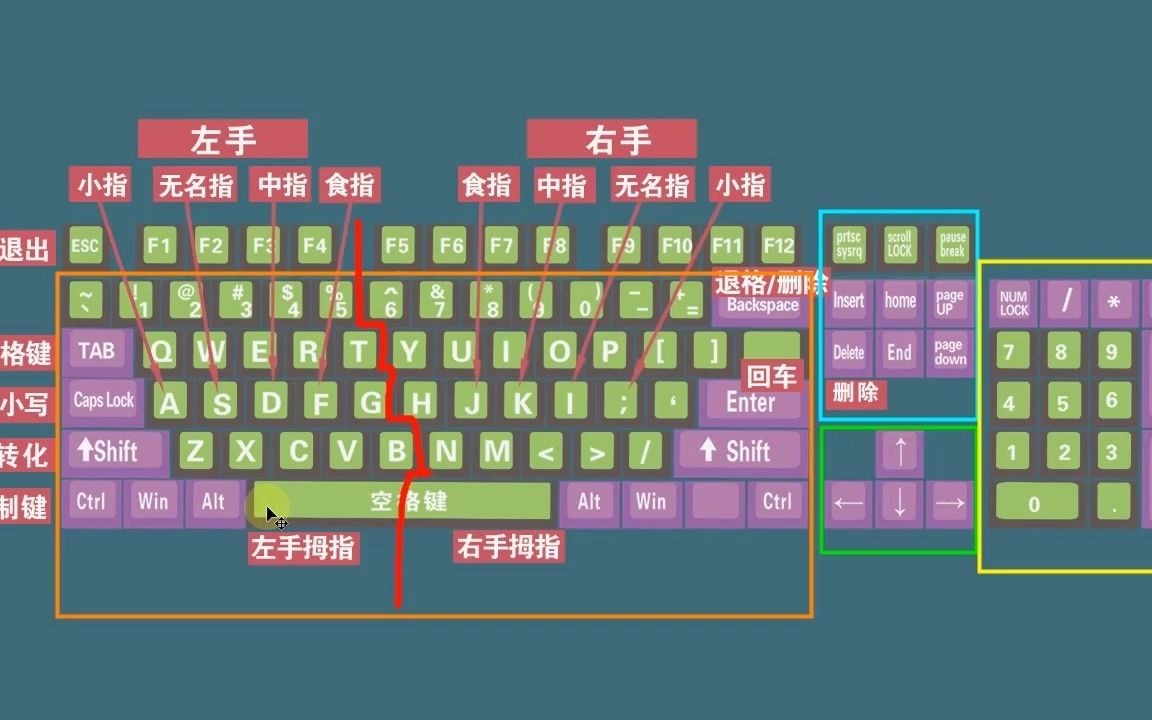 零基础电脑知识,掌握键盘标准指法,打字速度和准确率都可以提高_哔哩