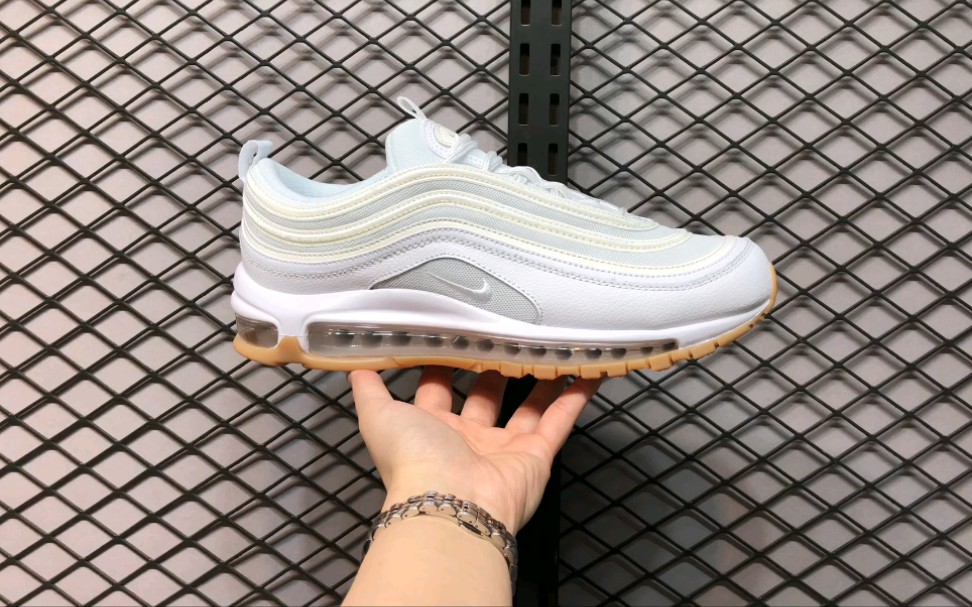 大山制造nkairmax97生胶全白子弹气垫运动跑步鞋dj2740100