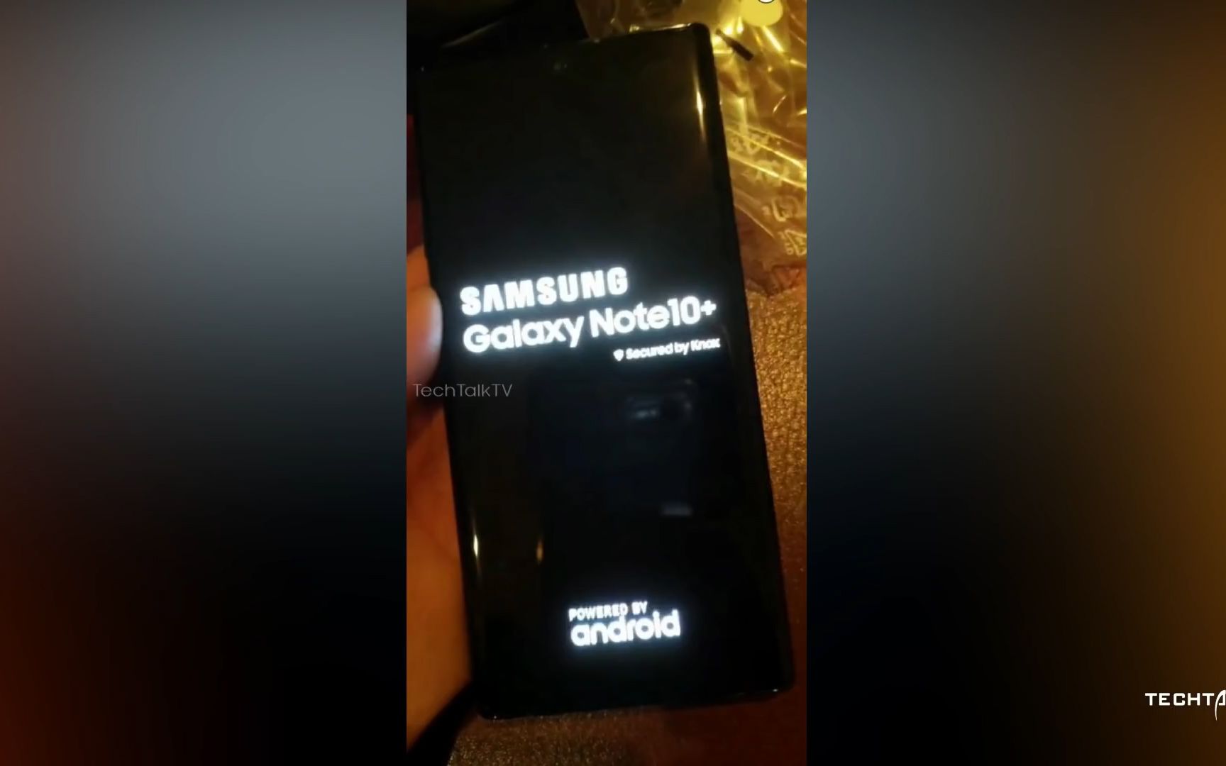 三星(Samsung) Galaxy Note 10+ 真机首次曝光上手哔哩哔哩bilibili