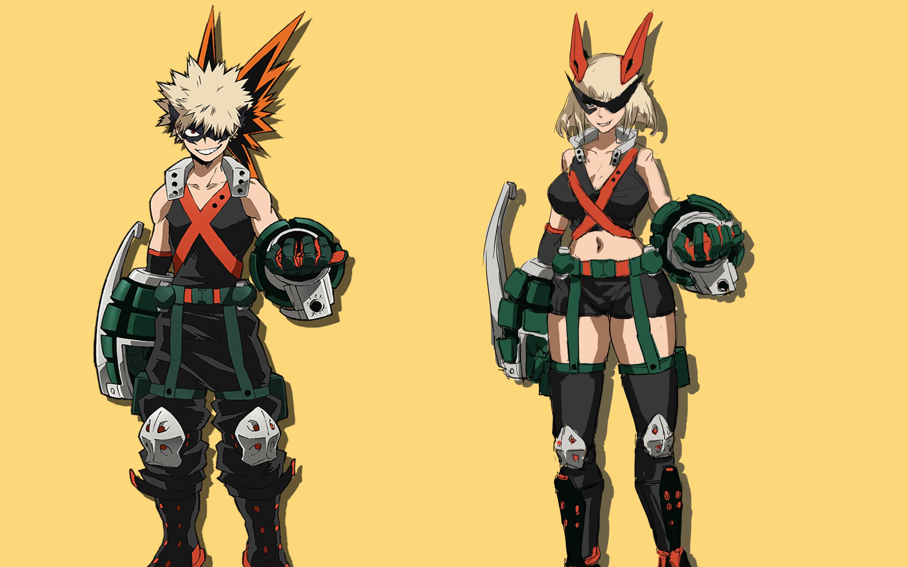 第1期《x性别转换》——#我的英雄学院# 爆豪胜己,"她"lei了_哔哩哔哩