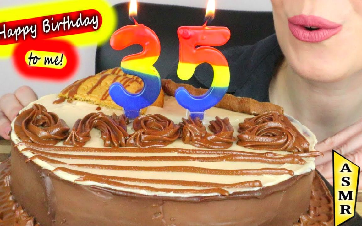 35岁生日蛋糕照片 简单图片