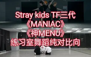 Download Video: 【Stray kids】【TF三代】神menu maniac 舞蹈对比【纯对比向】