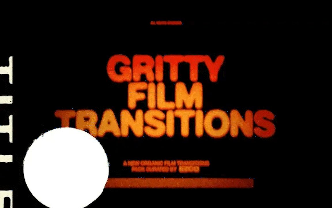 Ezra Cohen – Gritty Film Transitions 100多种超高品质胶片质感 视频转场、闪光、纹理和叠加 4K 影视素材哔哩哔哩bilibili