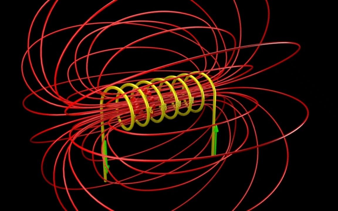 [图]飞鸥物理 高中物理必修三 磁感线 螺线管2 3D动画