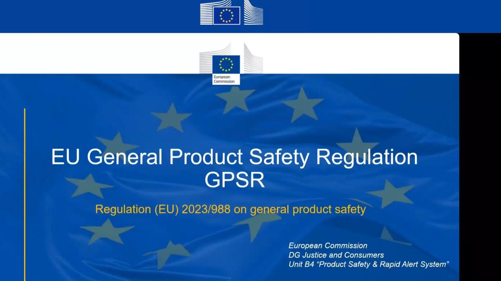 什么是通用产品安全法规GPSR-欧盟GPSR新规发布有哪些新要求