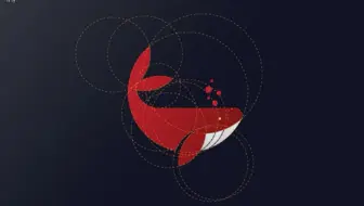 【youtobe搬运】运用黄金比例绘制鲸鱼标志-Adobe Illustrator