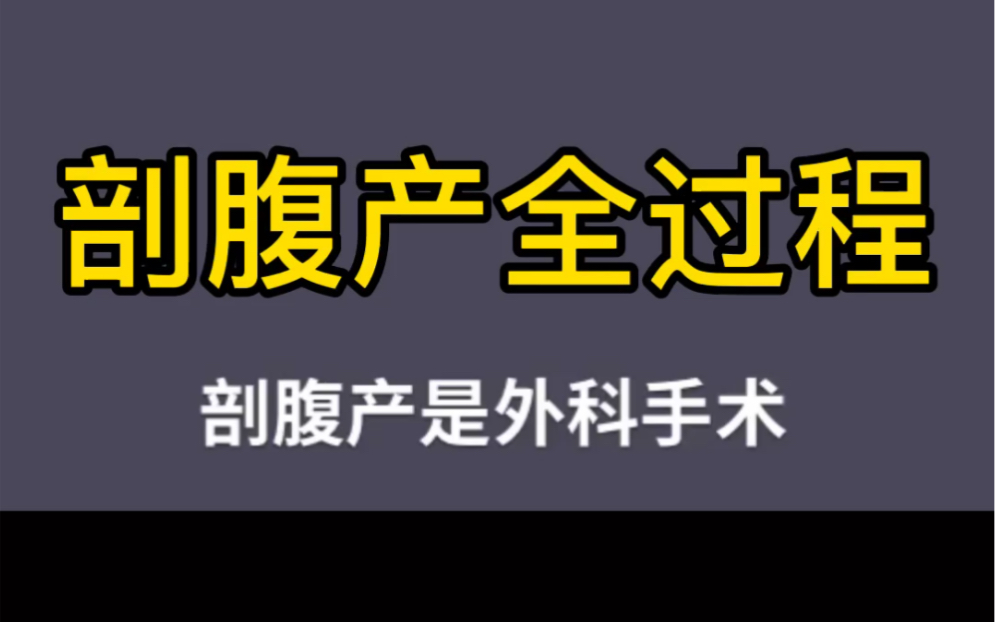 [图]【科普】剖腹产其实是外科手术，是在常规分娩方式无法保证安全的情况下的措施。为妈妈们点赞（知途研习社）