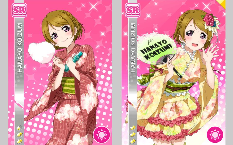 【lovelive!】手游 小泉花阳9月篇(浴衣)sr卡牌剧情-夏天庙会的乐趣