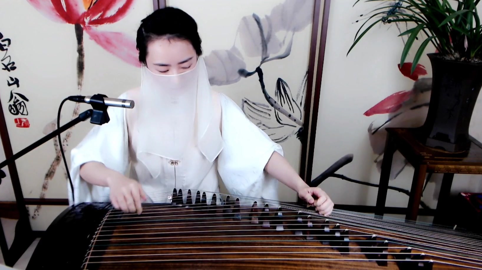 古筝墨韵moyun直播弹奏关山酒雪千寻市集上邪下山若相惜伏羲神天响