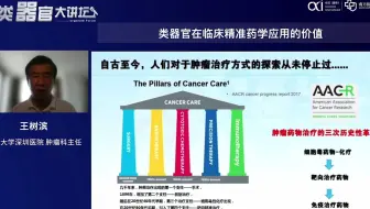 王树滨：类器官在临床精准药学应用的价值【类器官大讲坛】