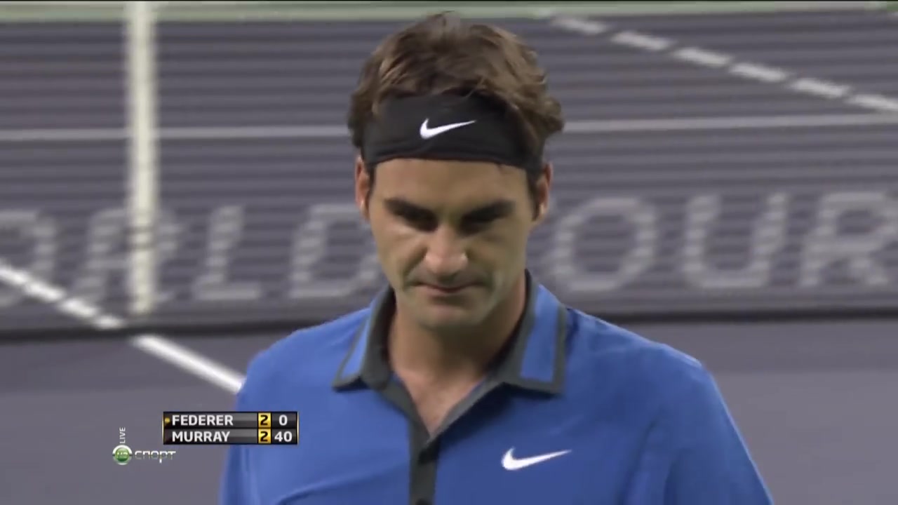 【费德勒】经典黑历史回顾:一局连发三双误 Federer  3 dobles faltas consecutivas哔哩哔哩bilibili