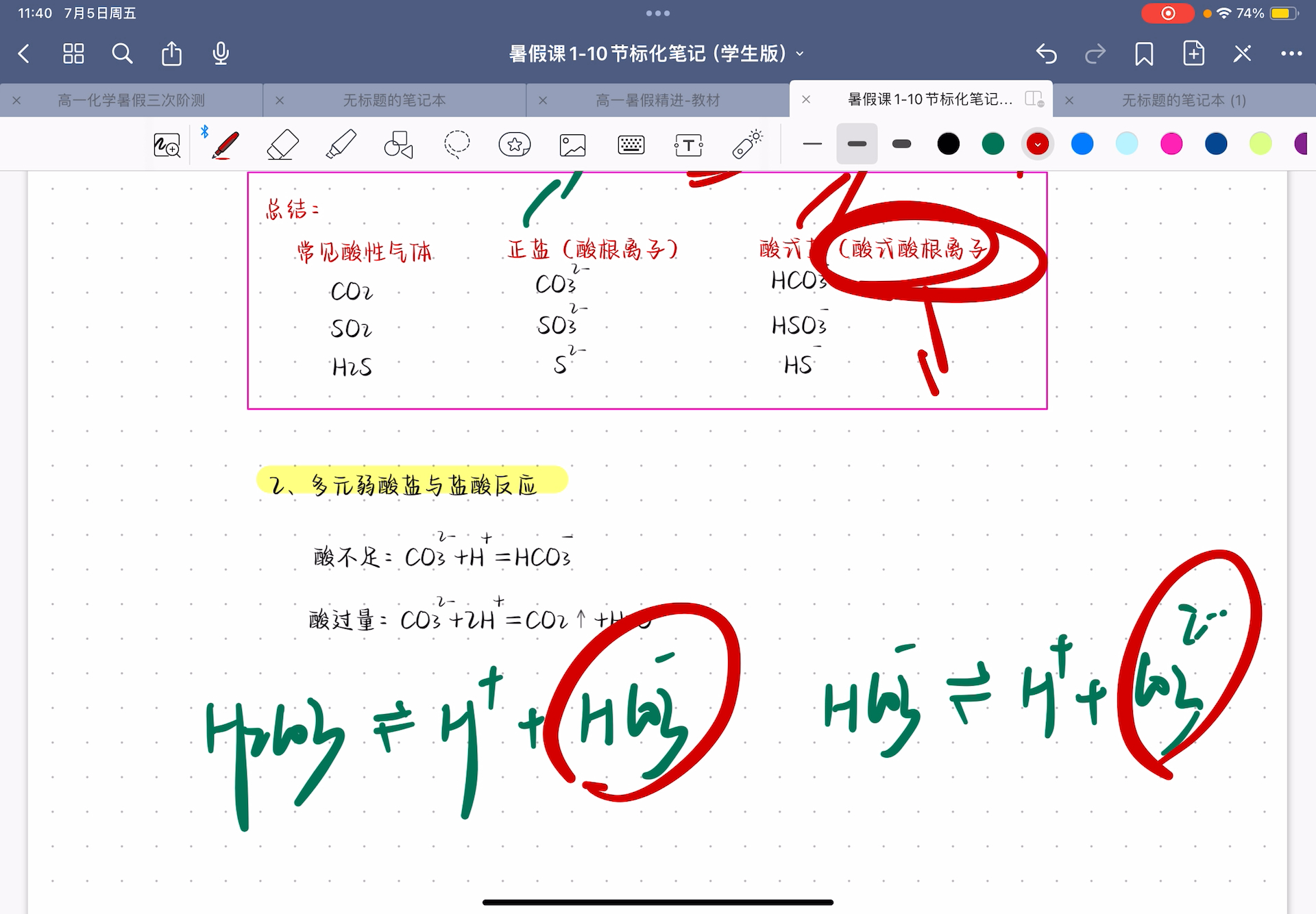 酸根离子和酸式酸根离子哔哩哔哩bilibili