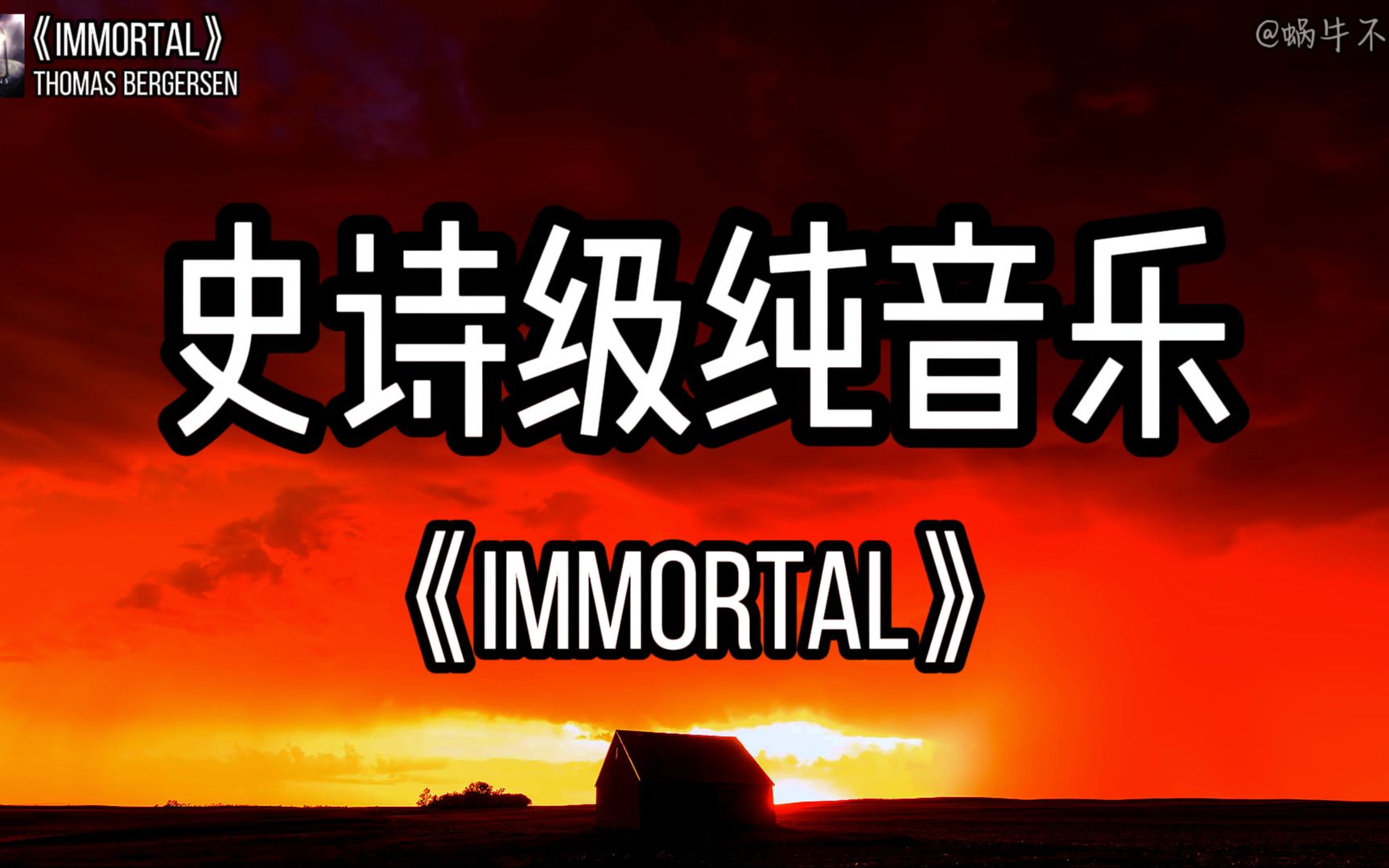 【单循推荐】《Immortal》“全球史诗级纯音乐”(无损音质)哔哩哔哩bilibili