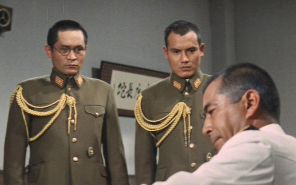 山本五十六司令官和黑部进少佐谈话