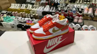 Download Video: 【大山制造】耐克Nike Dunk Low白金橙 低帮货号：DQ4690-800