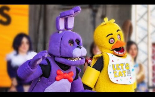 fnafcosplay邦尼奇卡演唱没有更多蛋糕