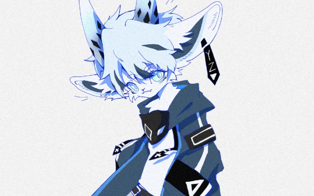 (绘画)稿子(兽设) 画世界绘画过程