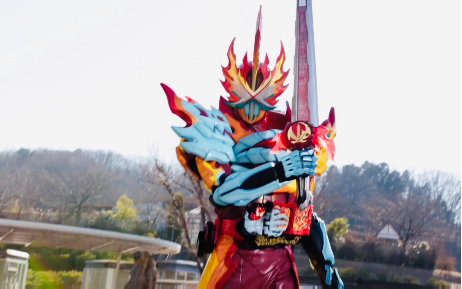 【1080p/60fps/hdr调色/】假面骑士saber元素龙形态初登场变身