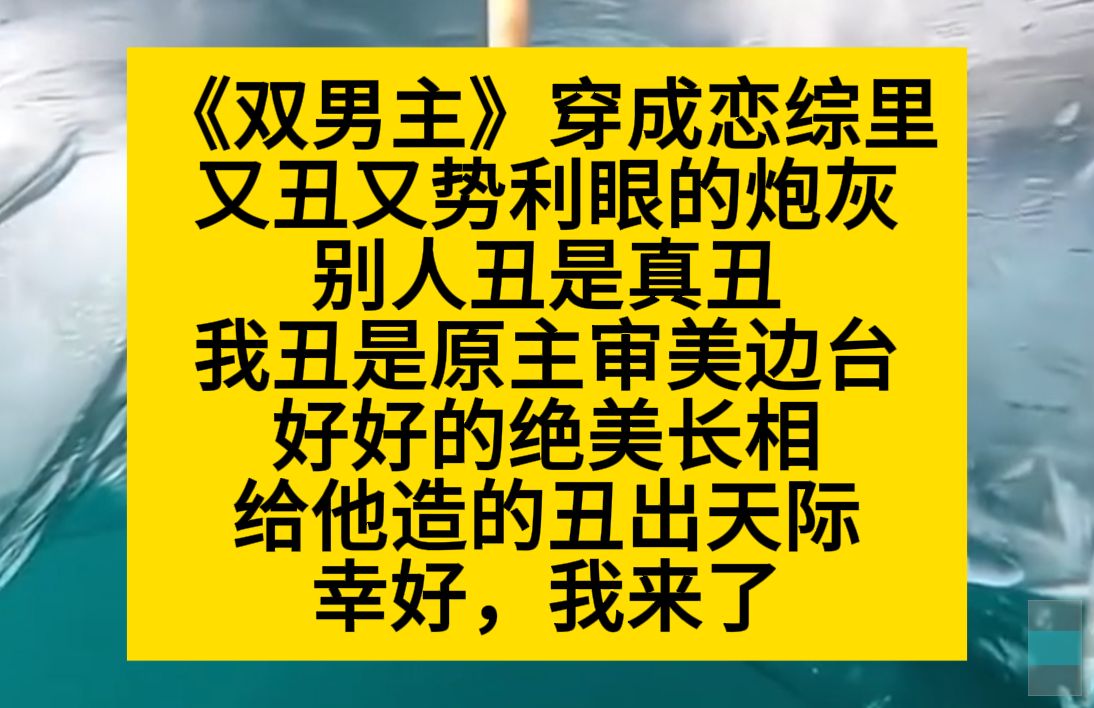 双男主 穿成恋综里又丑又势利眼的炮灰,别人丑是真丑,而他是审美奇葩……小说推荐哔哩哔哩bilibili