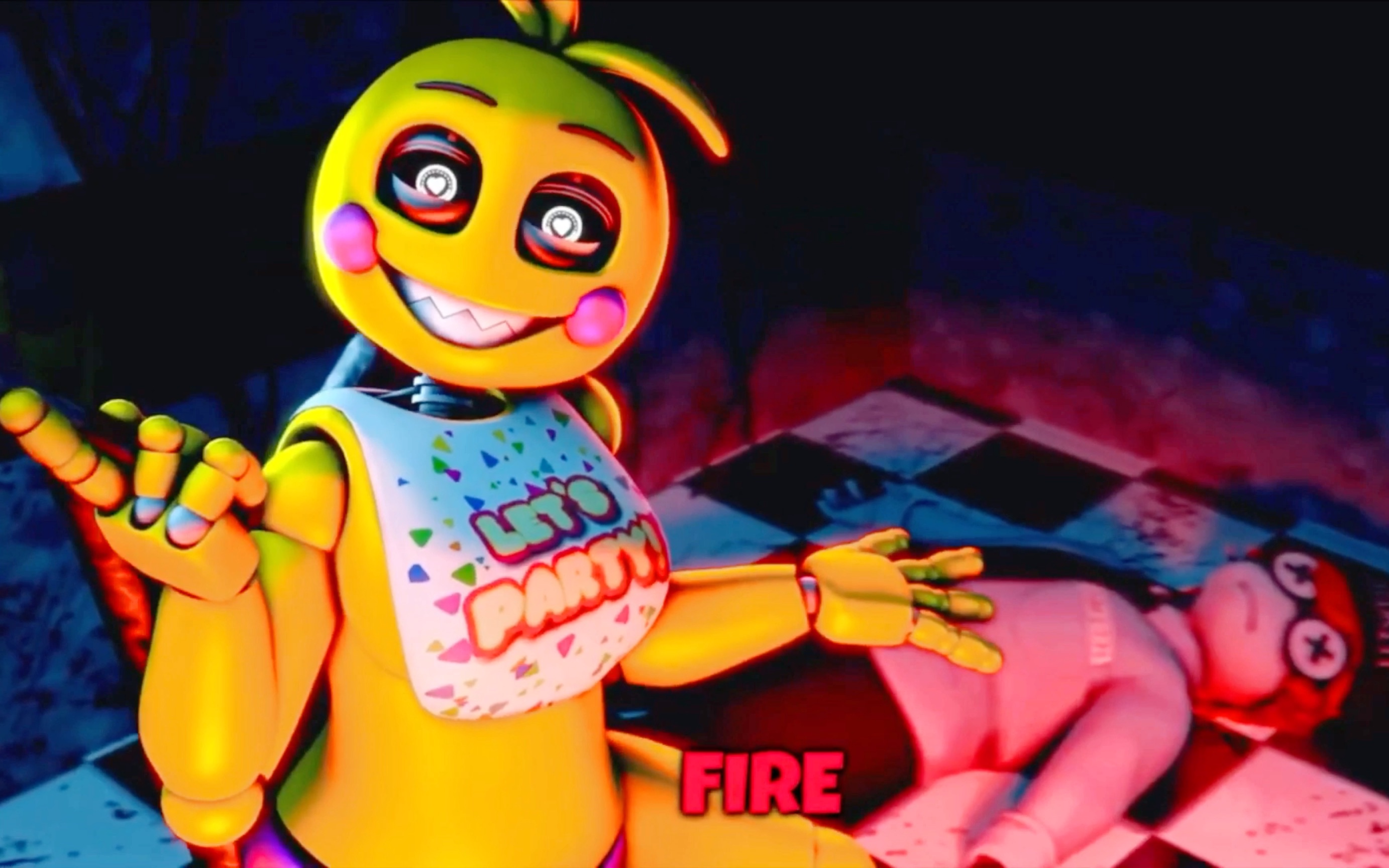 [图][FNAF Music] Toy Chica × Fire 【高清重制】