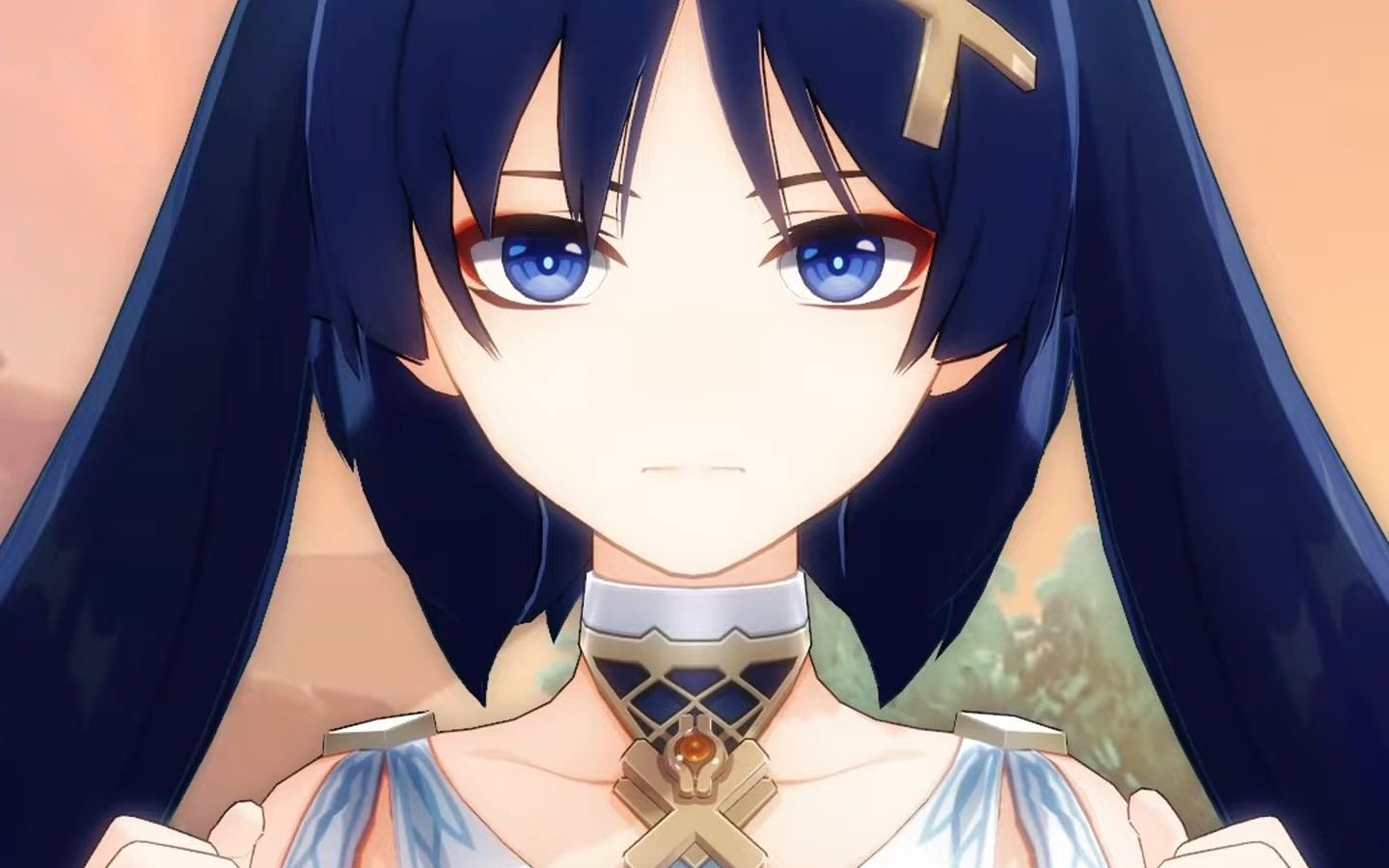 原神:当阿帽换上珐露珊前辈的装束,还有点可爱