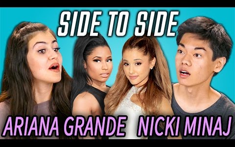 【反应秀】歌词解析 a妹&麻辣鸡--side to side@油兔不二字幕组