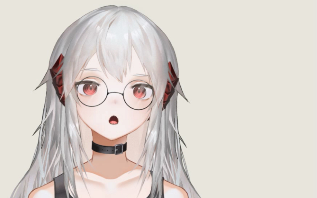 【live2d模型展示】雾枝口型测试 怪物_哔哩哔哩_bilibili