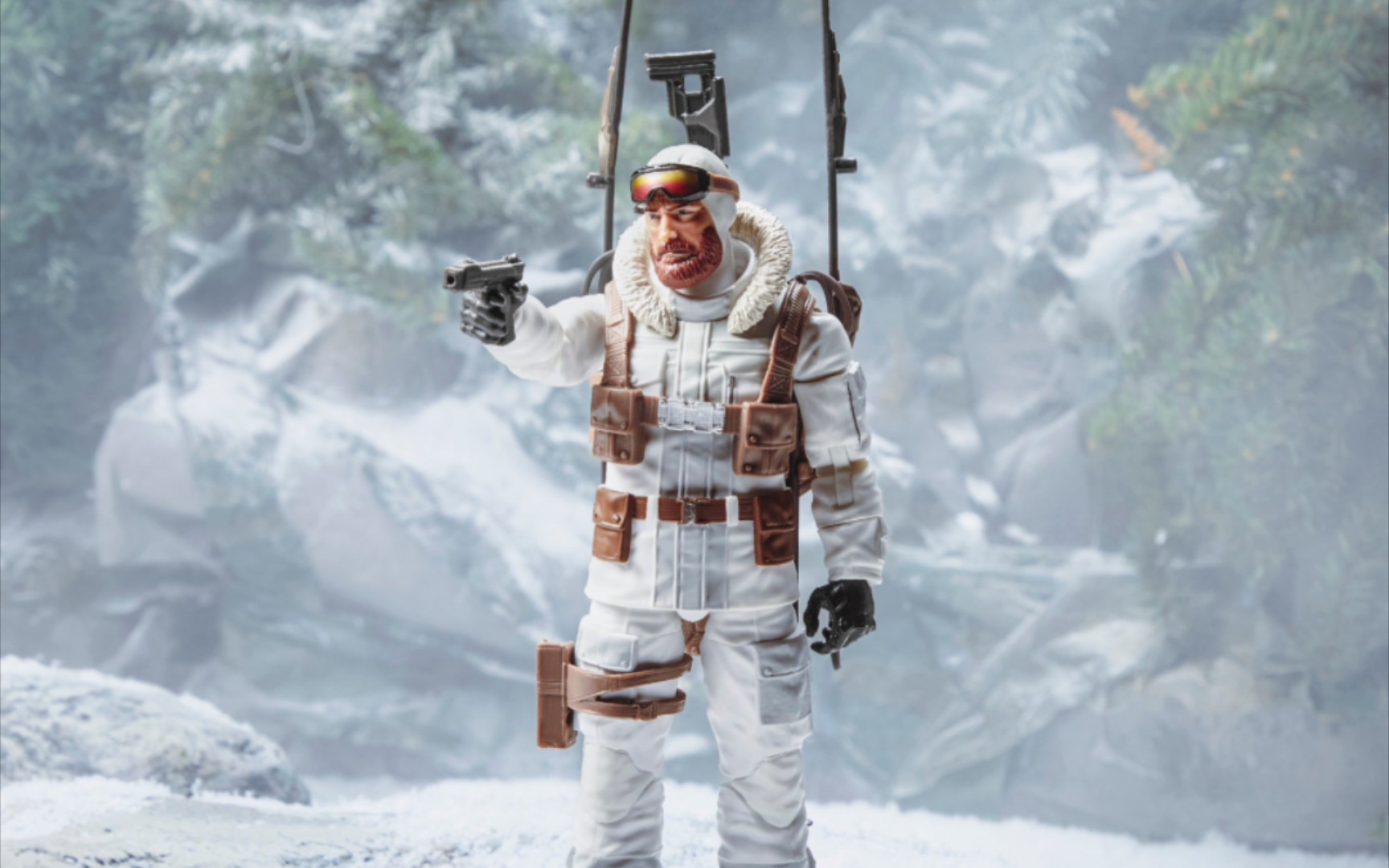 【新品预定】孩之宝 特种部队 雪人 黑色行动 gijoe 6寸可动