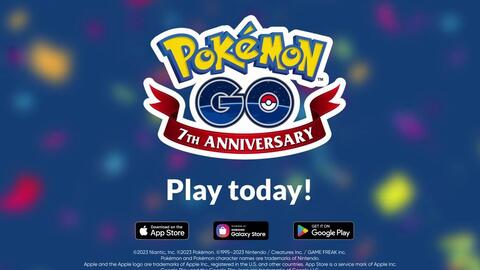 Happy 7th anniversary to Pokémon GO!