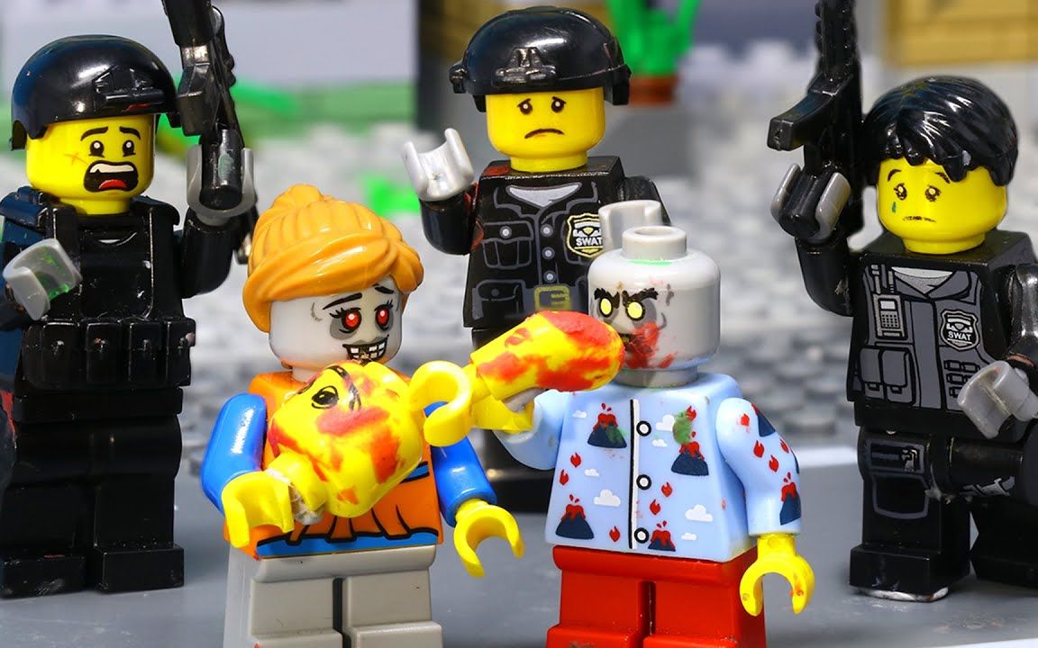 【定格动画】特警部队丧尸海盗开坦克火拼!