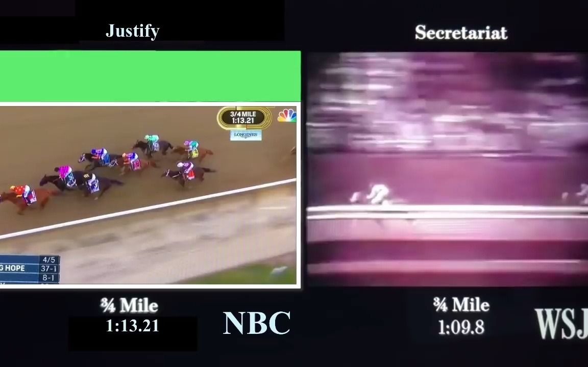 [图]秘书处（Secretariat）vs正义（Justify）