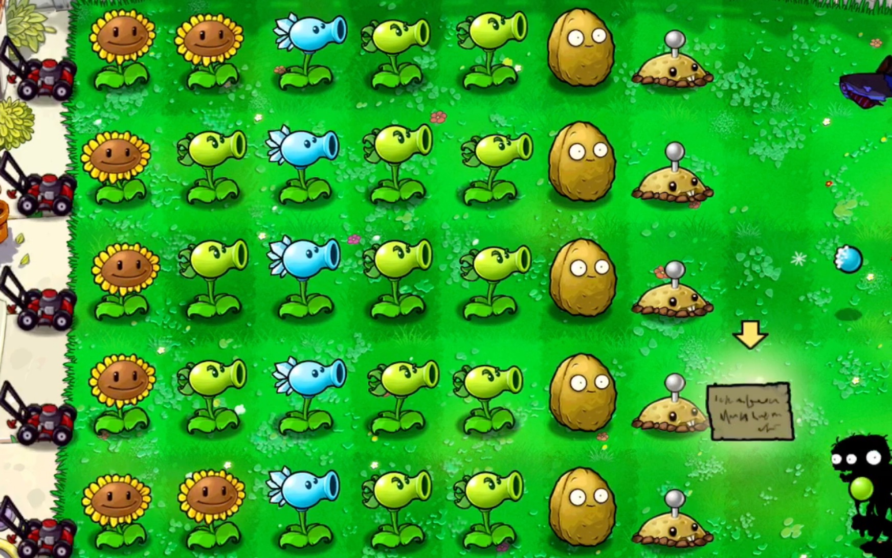 植物大战僵尸ipad版 白天1.4～1.10 真让人怀念!