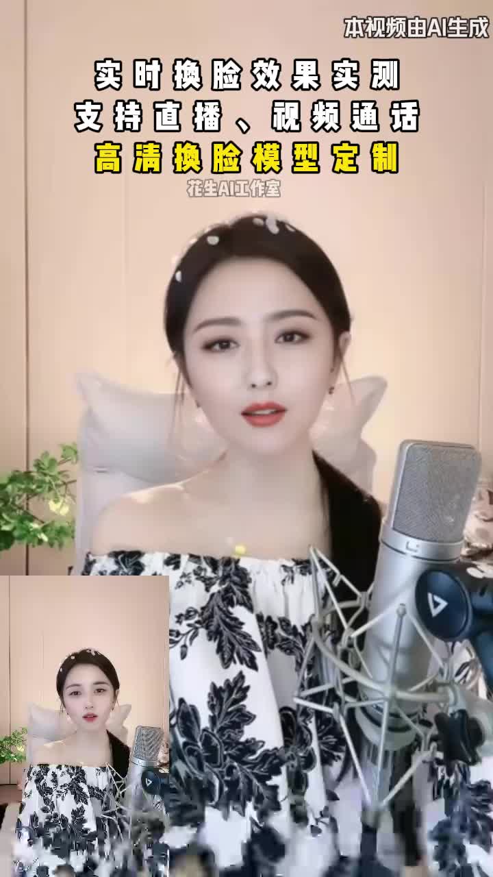实时换脸之丫丫,支持直播换脸视频通话换脸