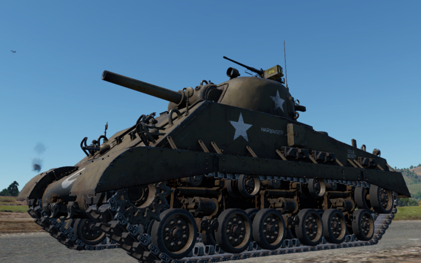 战争雷霆:萌新m4a3(105)初体验～(羞)