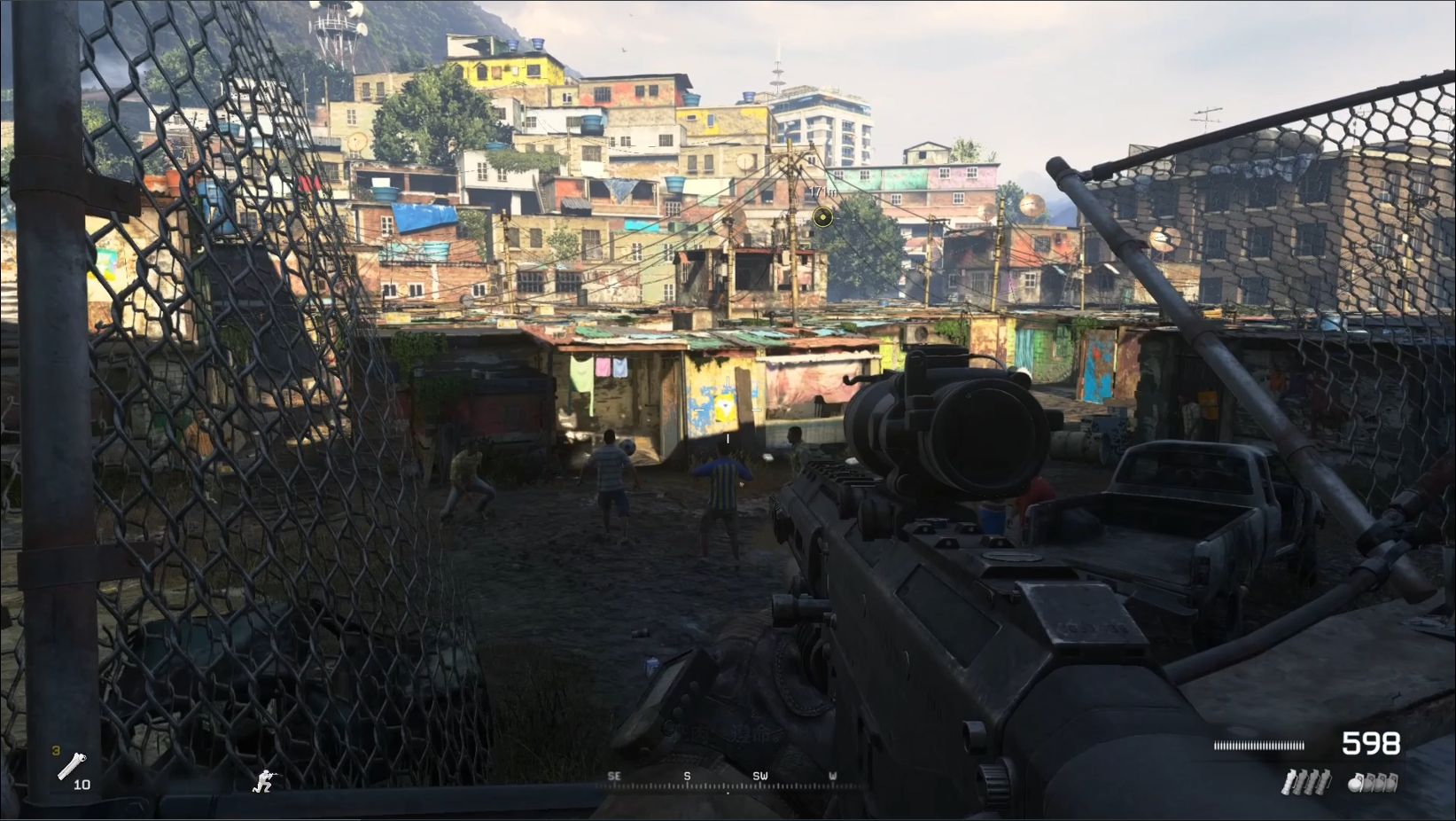 在巴西贫民窟进行激烈巷战,寻找幕后关键人物-使命召唤6重制版(大追捕