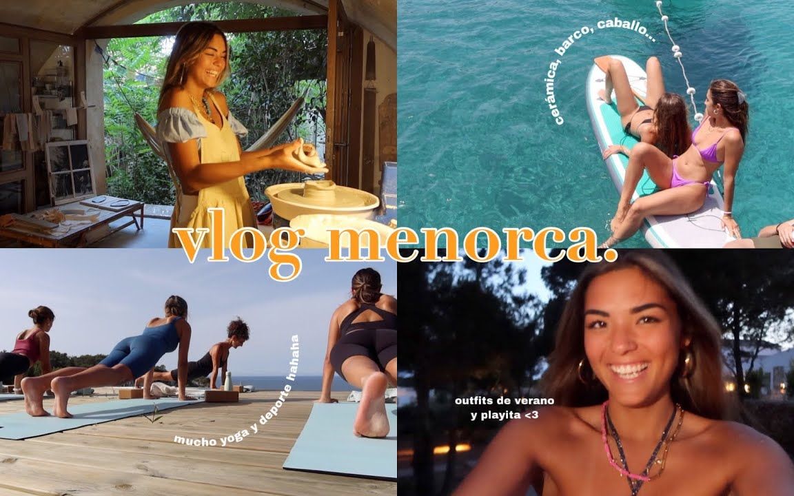 【Clakovi】【西语】米诺卡旅行/陶瓷/船/瑜伽/马/viajecito a menorca; cer㡭ica, barco, yoga, caballo哔哩哔哩bilibili