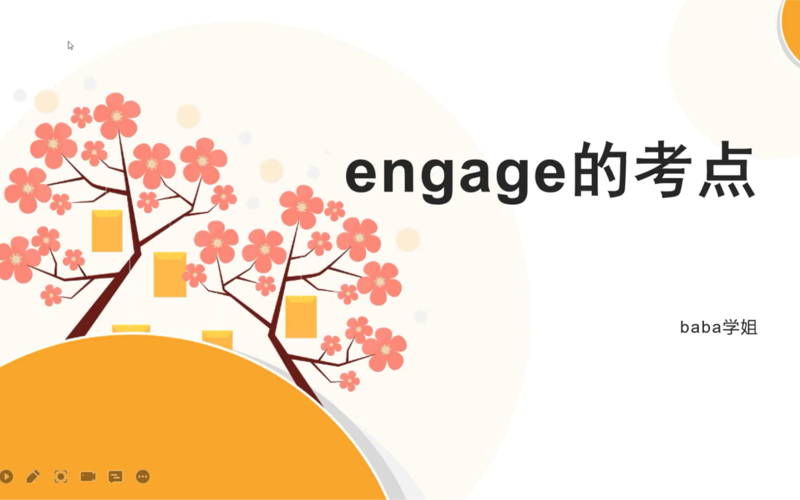 engage in/ with 不是订婚!
