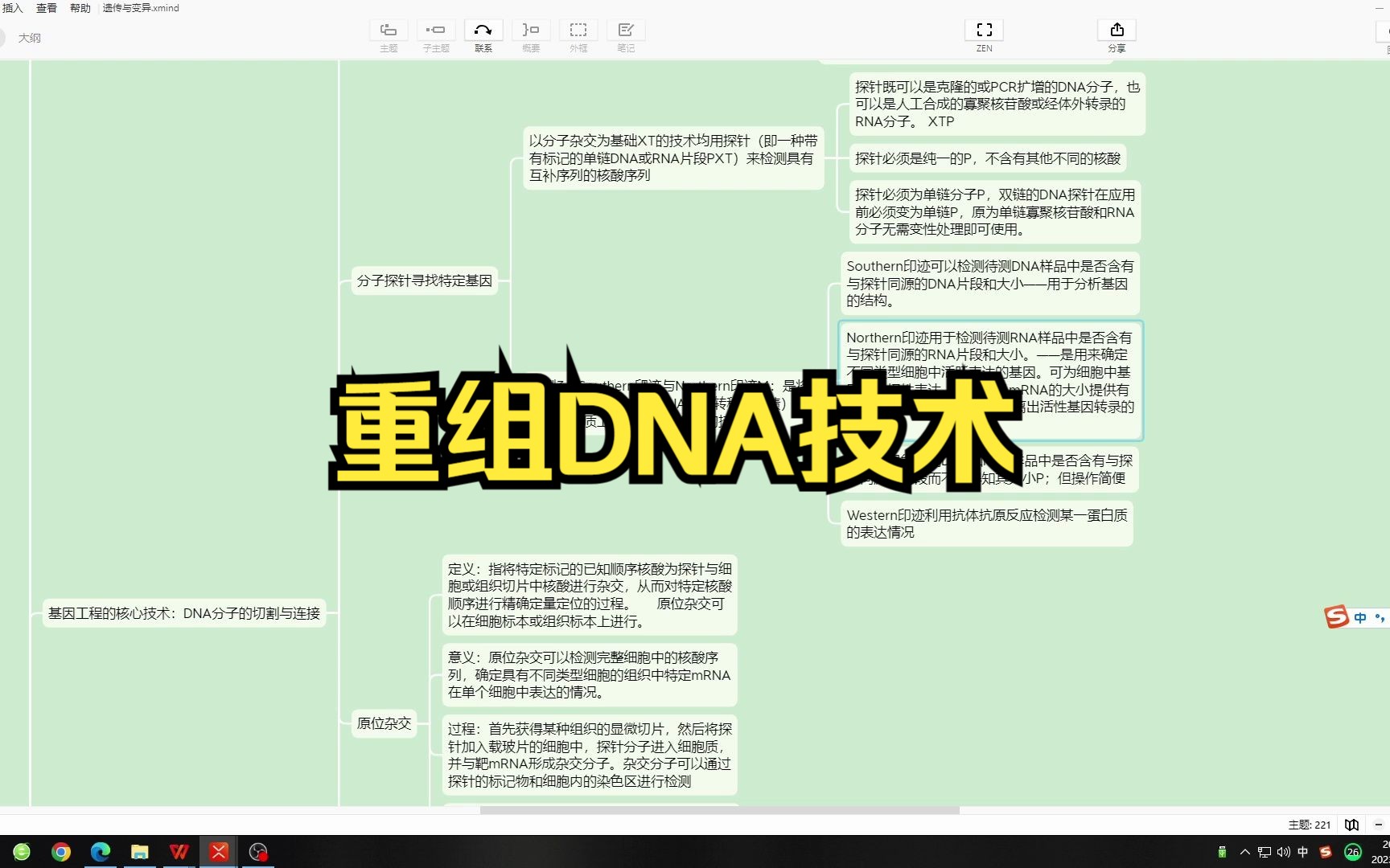 24重组DNA技术PCR限制酶DNA连接酶插入灭活法遗传与变异陈阅增普通生物学哔哩哔哩bilibili