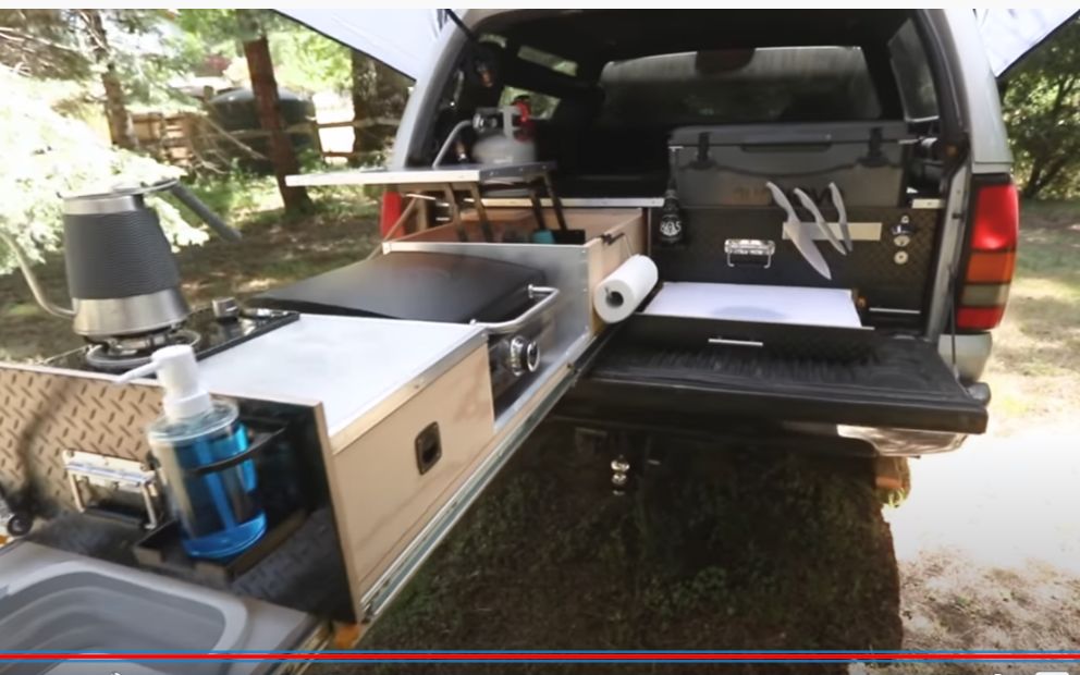 [图]How to Build the Ultimate Overland Truck Bed Kitchen Drawers for Camping!