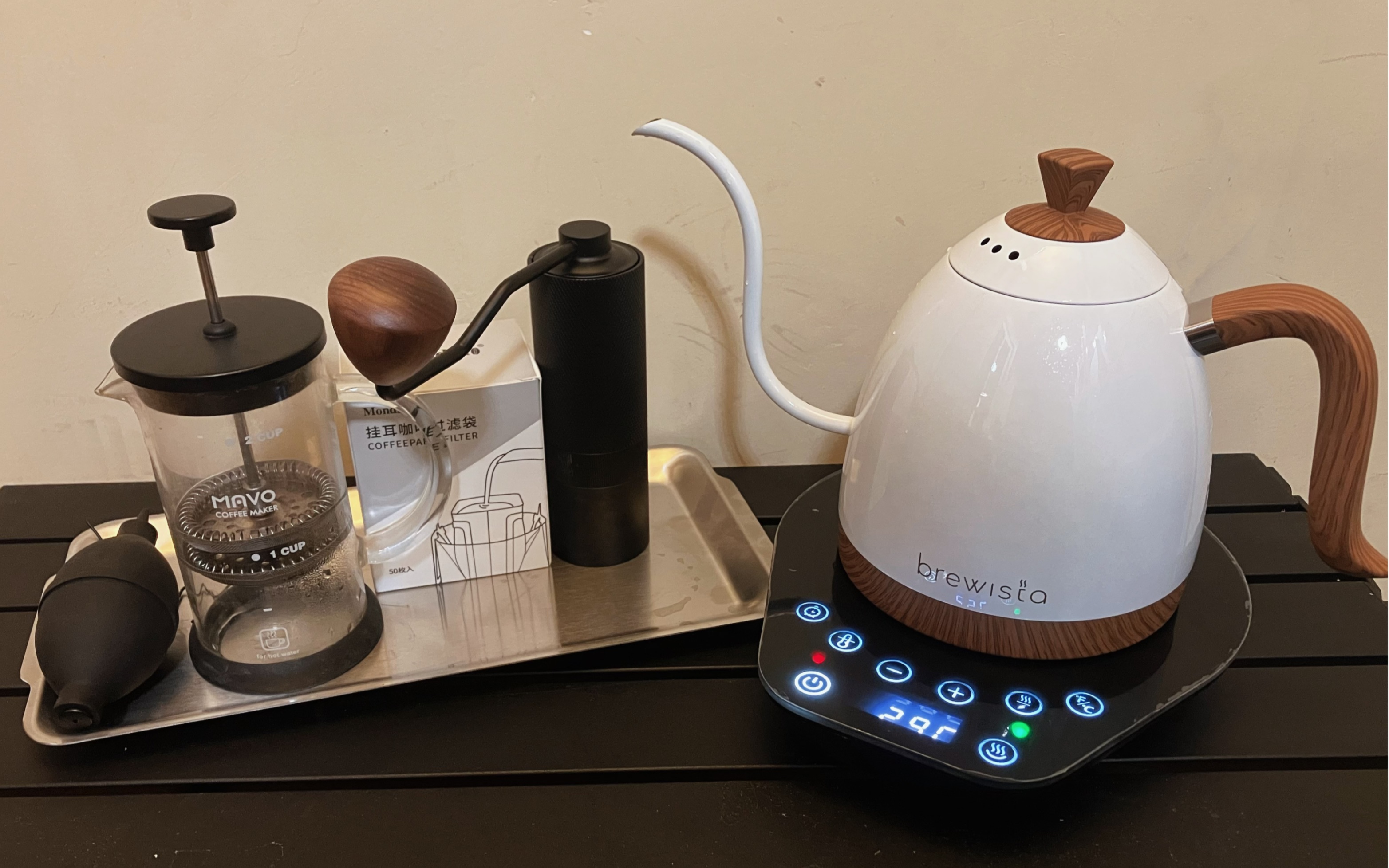 开箱一个brewista手冲壶