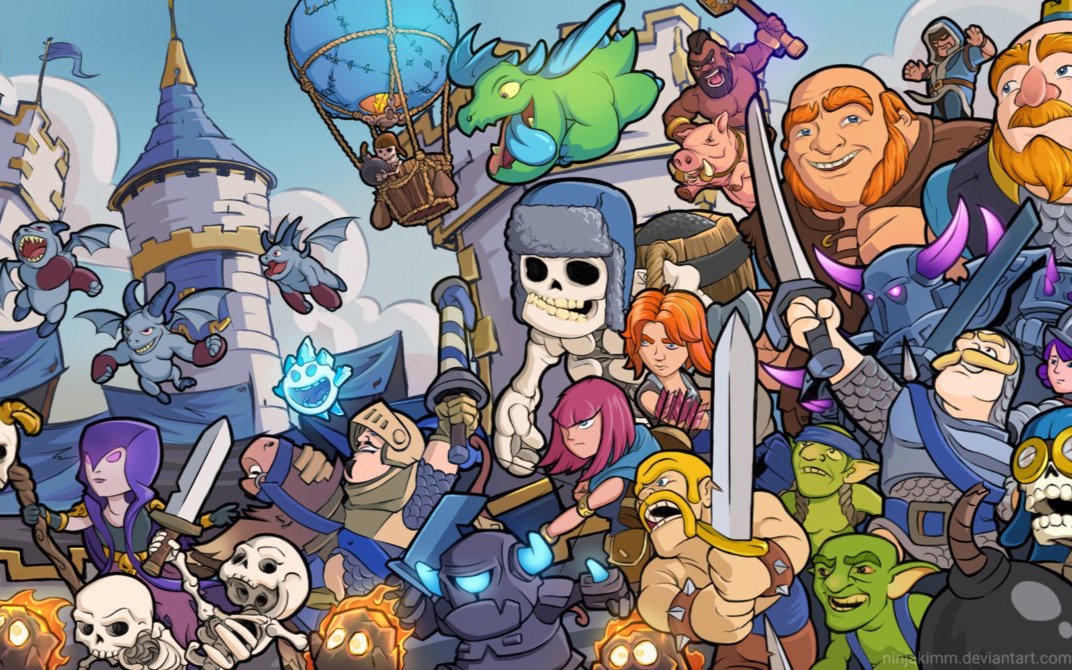 【突破次元的学生狗】《皇室战争》无奈败北!