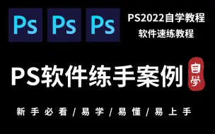 Download Video: 『PS教程』新手必备的100个软件练手案例，检验你的技术到了， 轻松上手